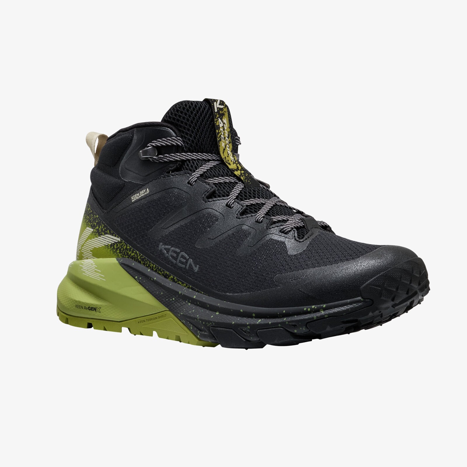 Sneakers KEEN Targhee Apex Mid Wp Men Black/ Golden Cypress UK 12