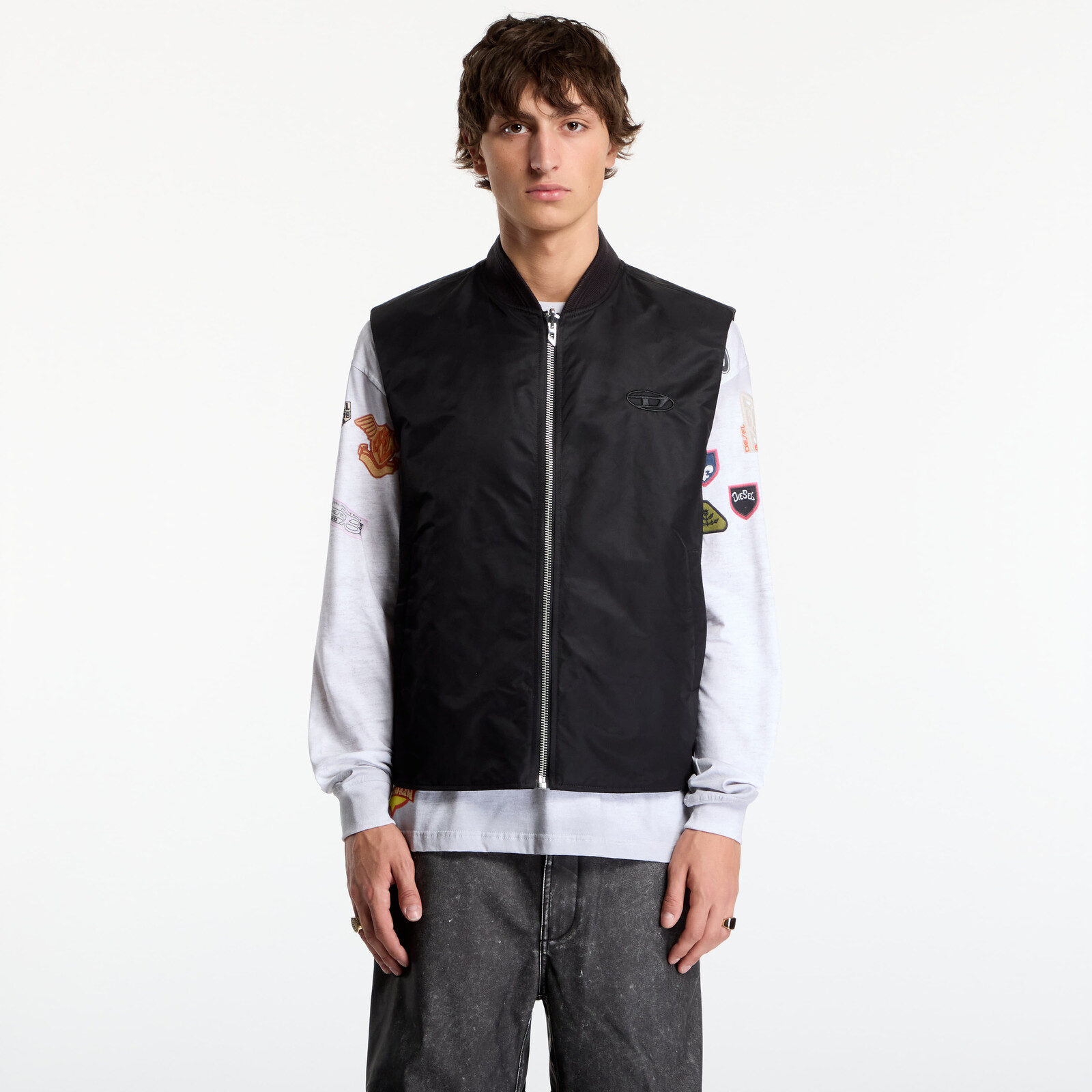 Vest Diesel W-Type-D1-Sl Jacket Black 56