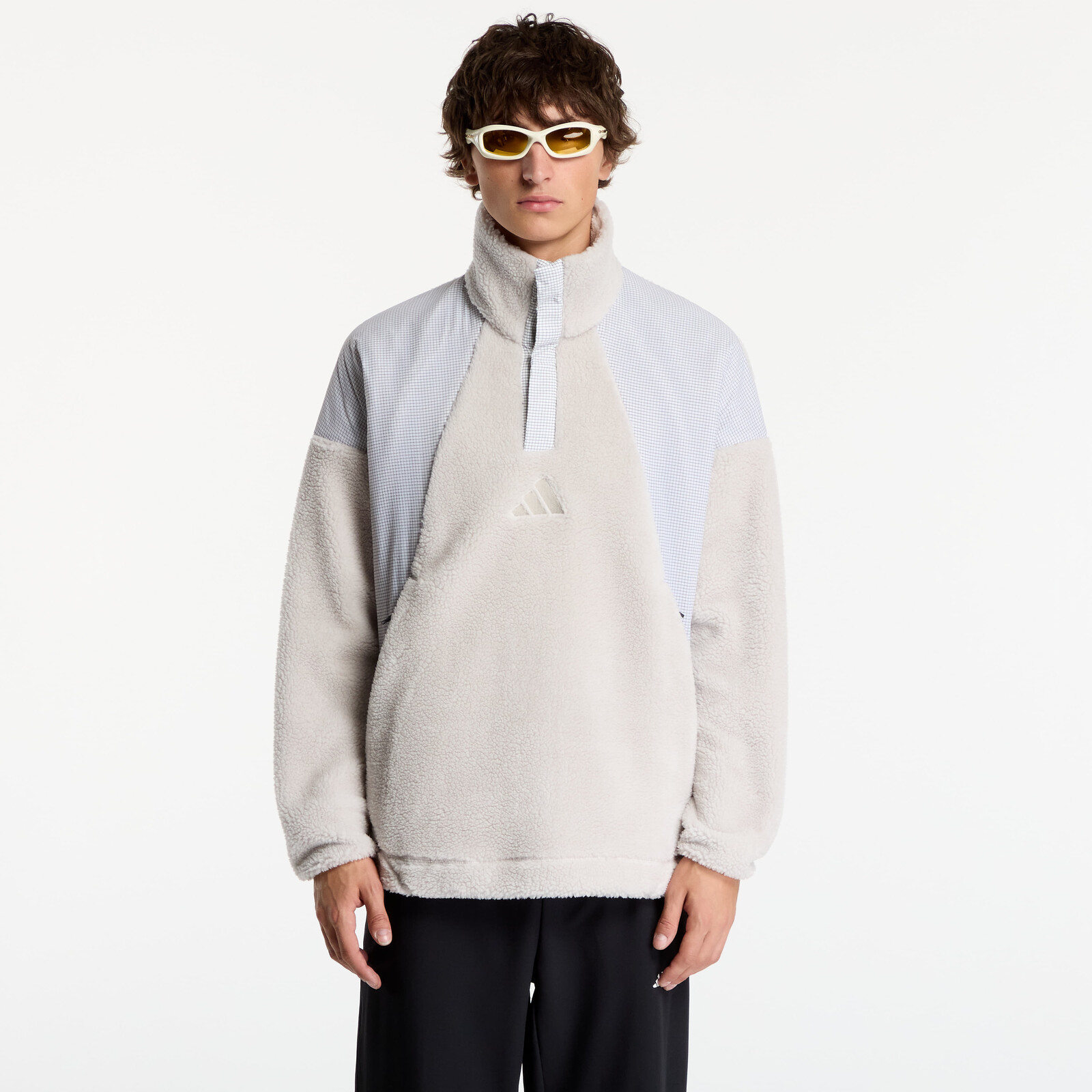 Sweatshirt adidas Terrex Xploric Climawarm High Pile Snap Pullover Wonder Alumina M