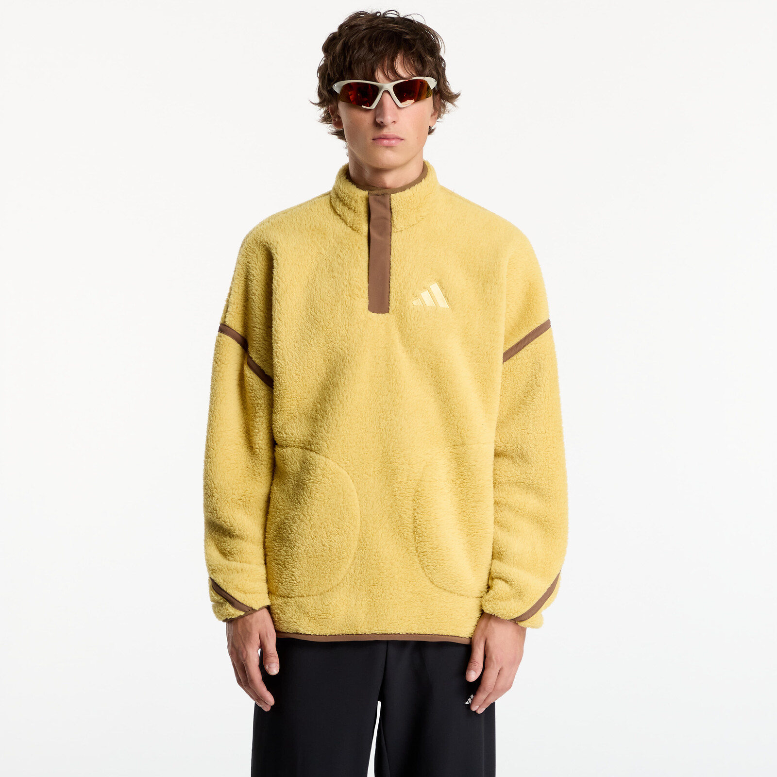 Sweatshirt adidas Terrex Multi High Pile Fleece Pullover Pyrite XL
