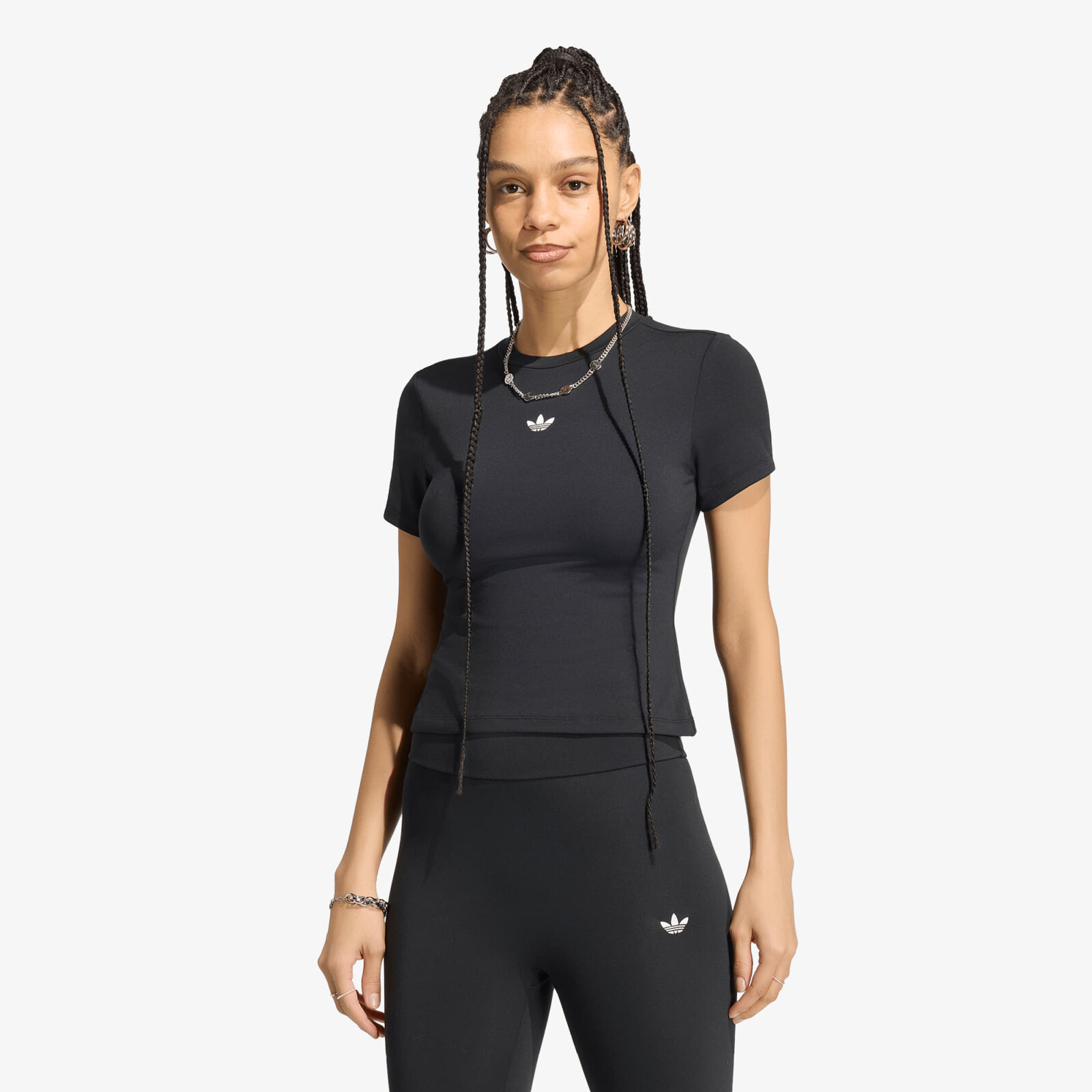 T-shirt adidas Essentials Polyester Short Sleeve T-SHIRT Black M