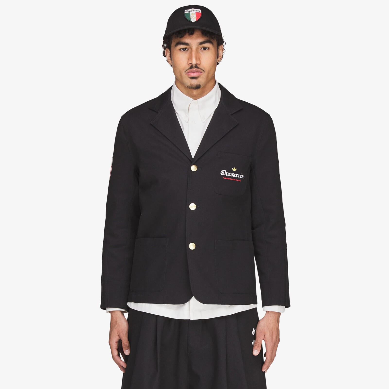 Jacket adidas x Willy Chavarria Chavarria Players Twill Blazer Jacket Black XL