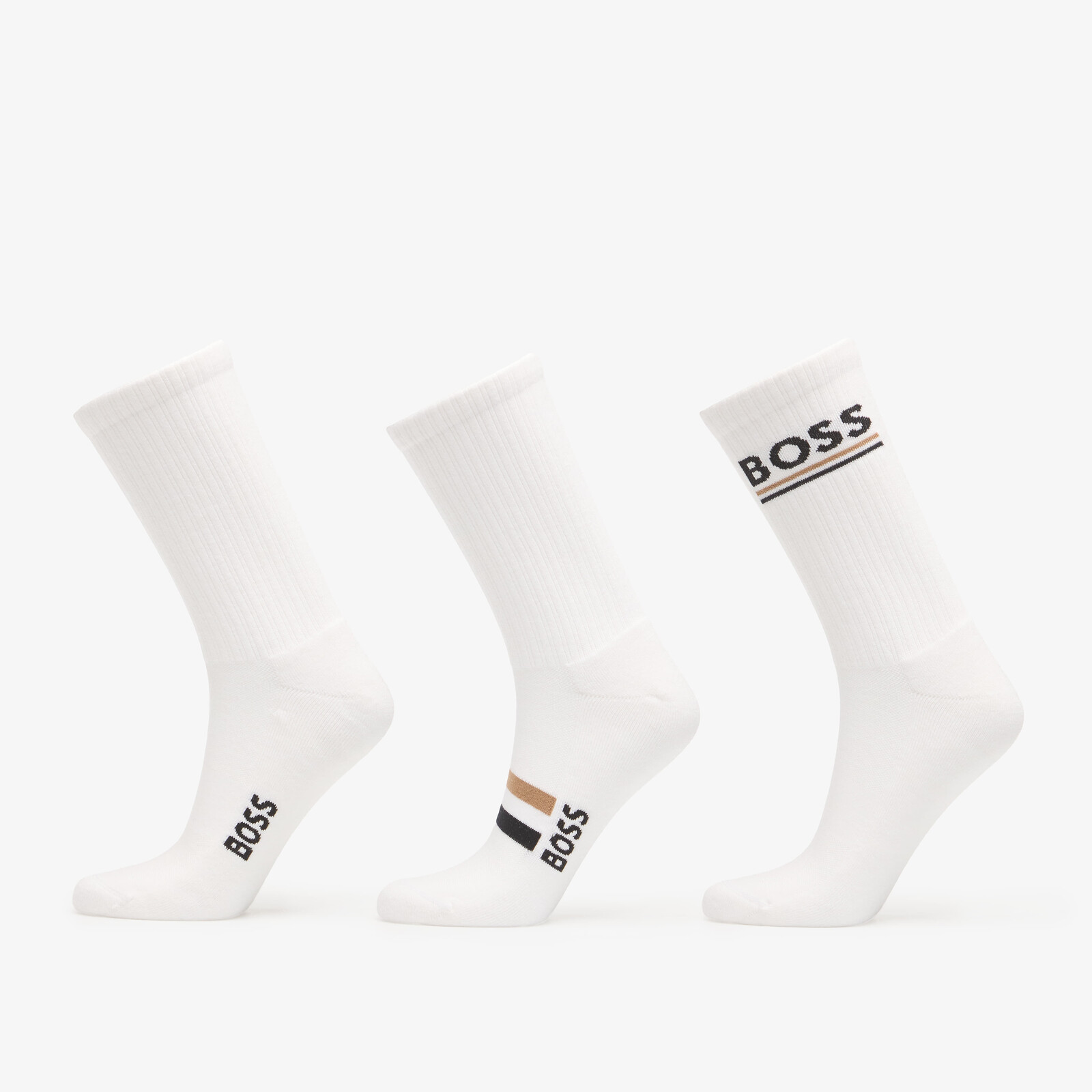 Hugo Boss 3-Pack Qs Rib Iconic Vb White 39-42