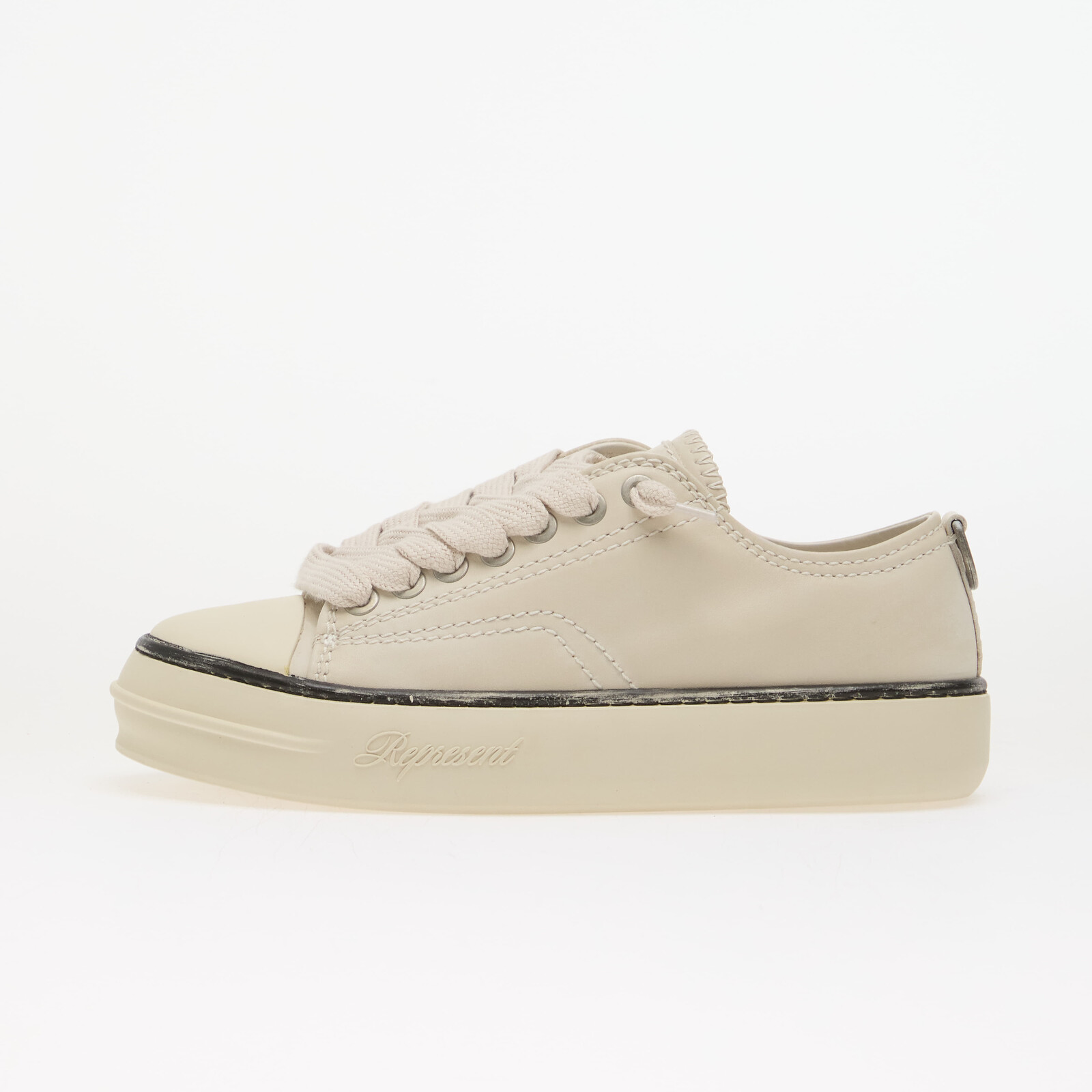 Sneakers Represent Rep-Cap - Leather Flat White UK 8.5