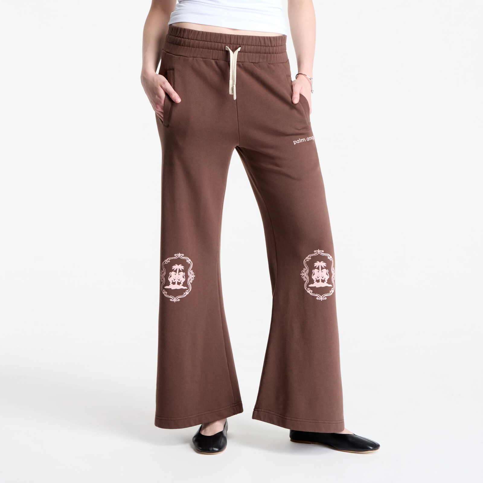Pants Palm Angels Lions Herald Sweatpants Brown/ Rose Pink M