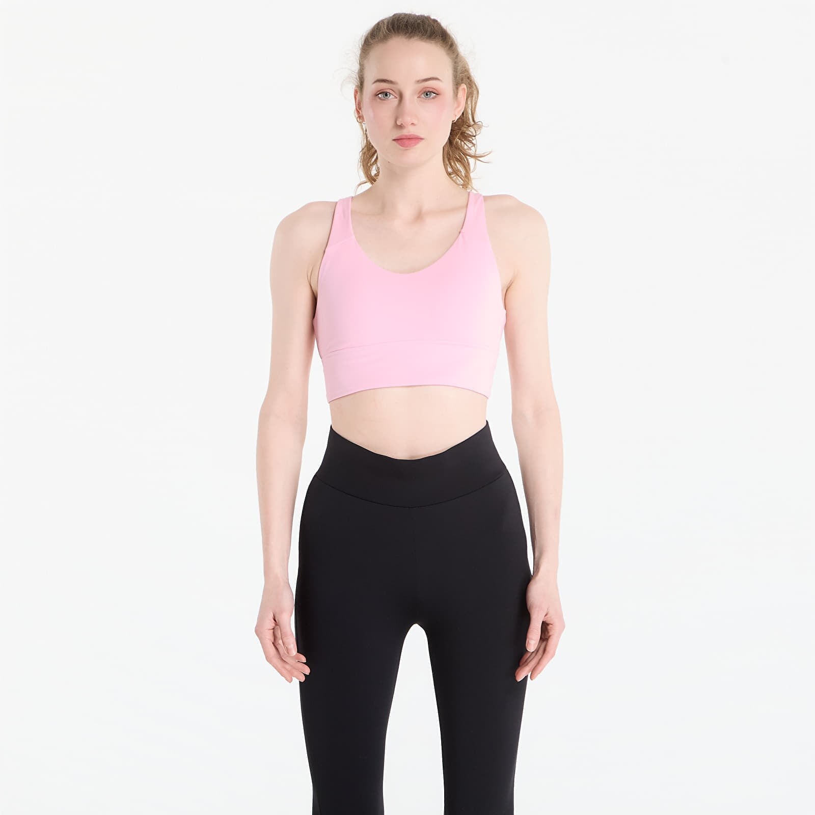 adidas 3 Stripes Studio All Me Light Support Bra True Pink XS
