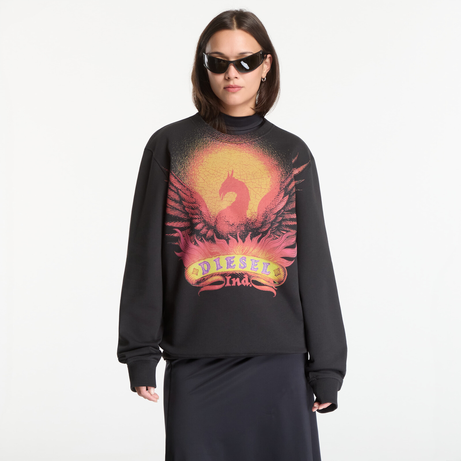 Sweatshirt Diesel S-Ginn-Aa2 Sweat-Shirt Black XL