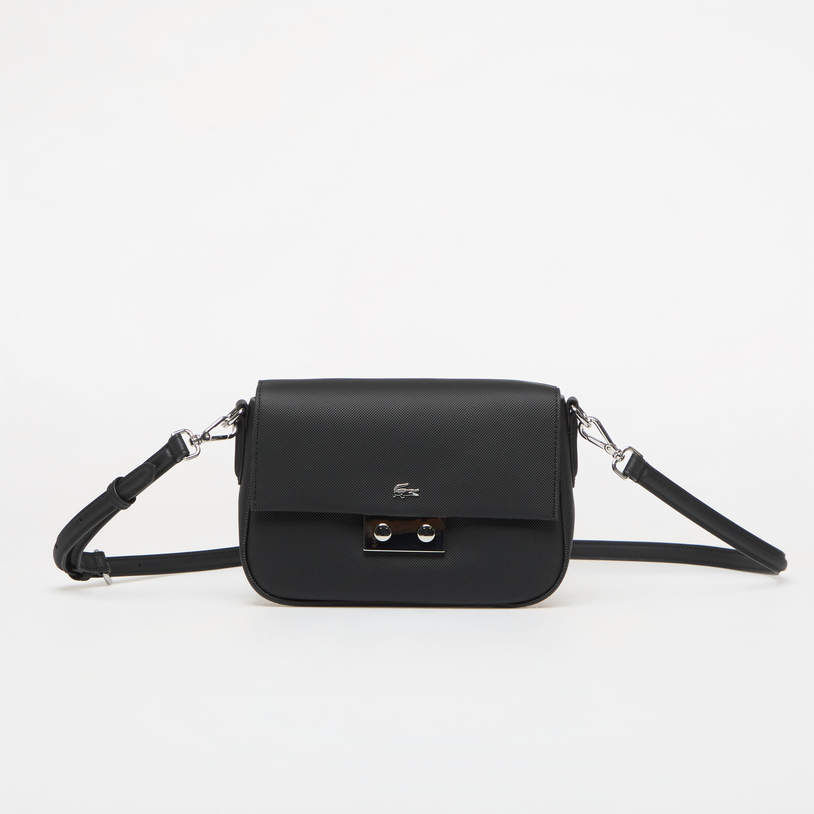 Handbag Lacoste Flap Crossover Bag Noir Universal
