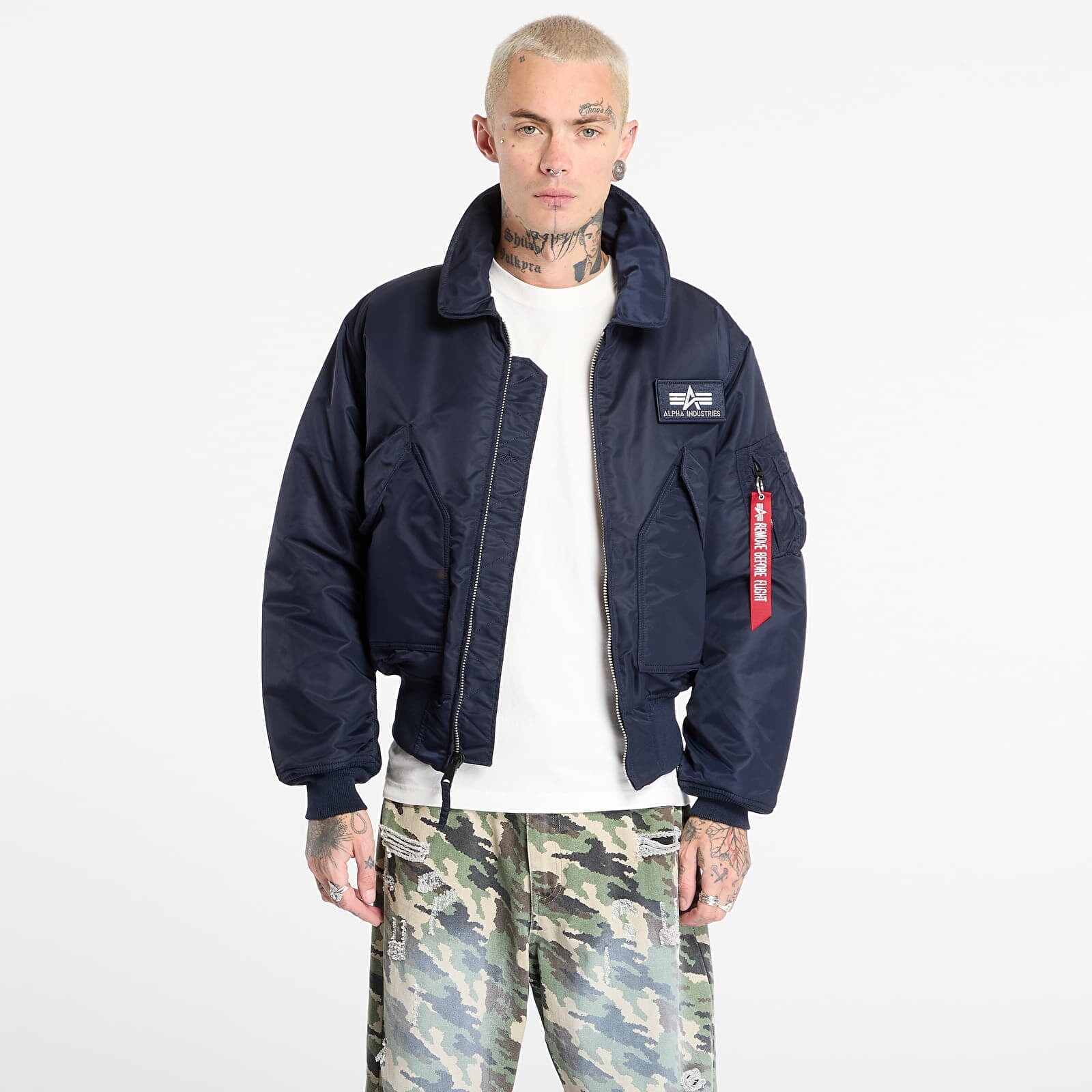 Jacket Alpha Industries CWU-45 Heritage Rep.Blue L