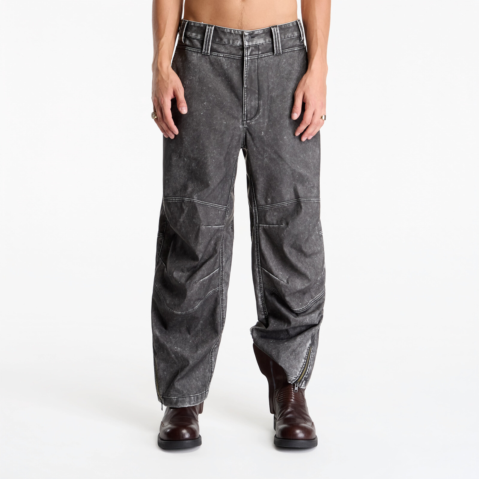 Pants Diesel P-Delly-Njcj Trousers Black 50