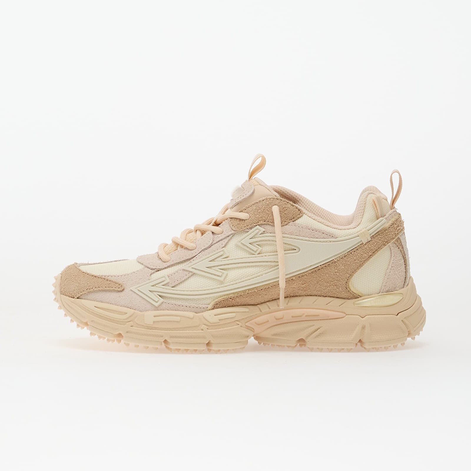 Sneakers Off-White Ow Be Right Back Suede Caramel/ Nude UK 6.5