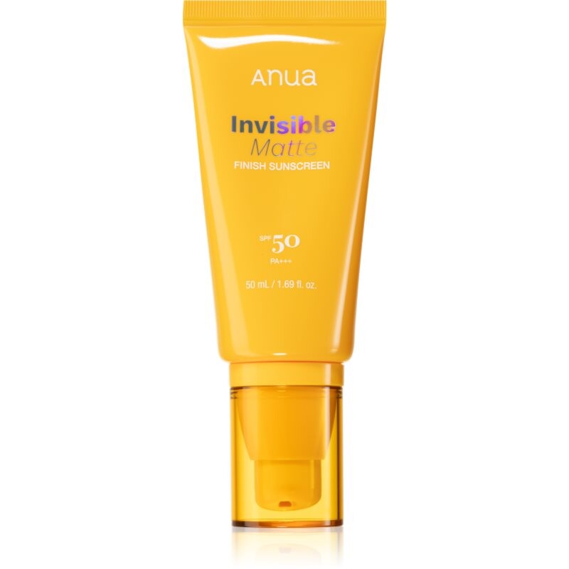 Anua Invisible Matte Finish Sunscreen mattifying face sunscreen SPF 50 50 ml