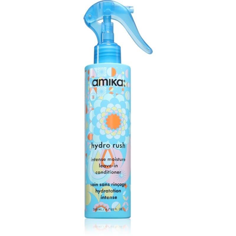 amika Hydro Rush Intense Moisture Leave-in Conditioner leave-in conditioner to treat frizz 200 ml