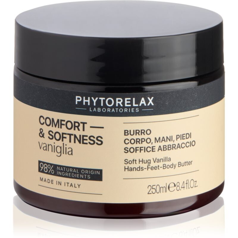 Phytorelax Laboratories Comfort & Softness Vanilla butter for hands, feet and body 250 ml