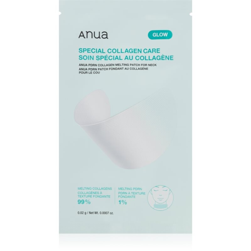 Anua PDRN Collagen Melting Patch For Neck lifting and firming mask for neck and décolleté 4 pc