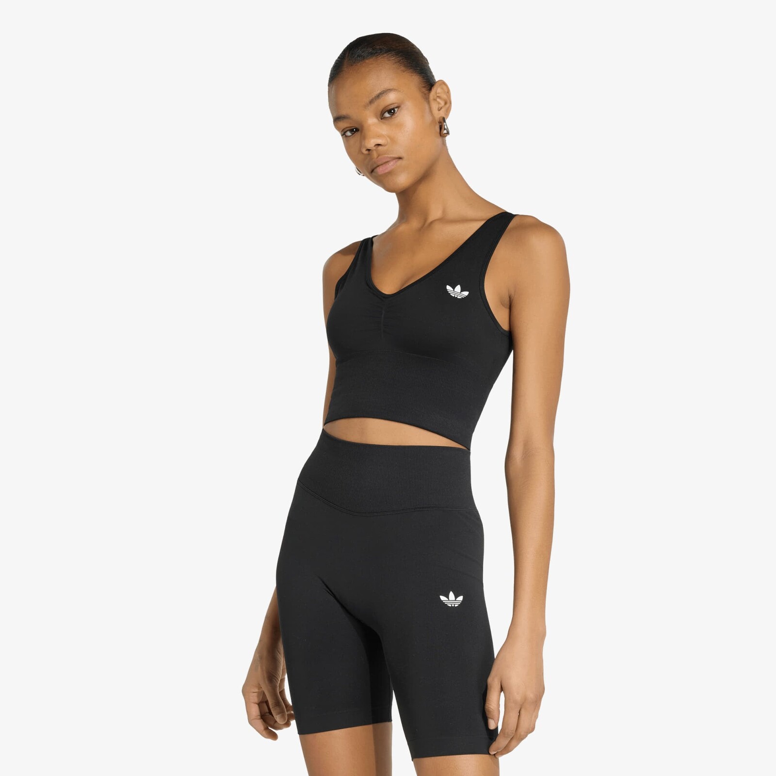 adidas Essentials Seamless Bralette Black L