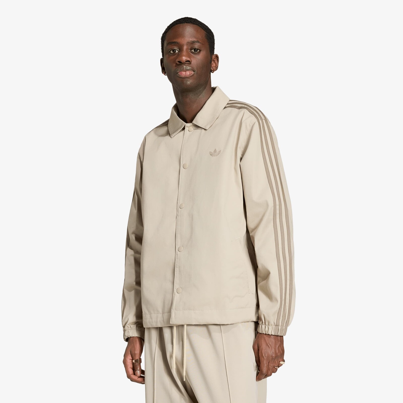 Jacket adidas 3 Stripes Coaches Jacket Khaki Three L