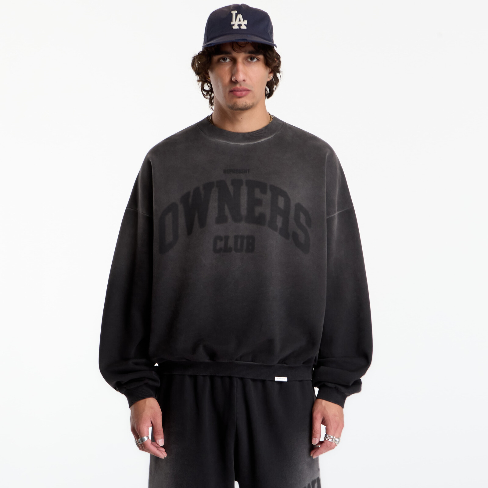 Sweatshirt Represent Owners Sweater UNISEX Weathered Black L