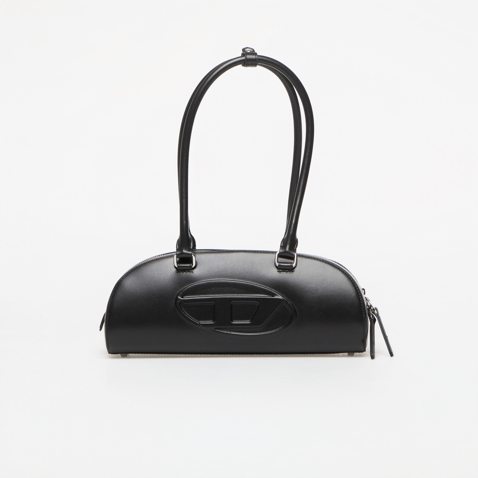 Handbag Diesel 1DR Dome - Elongated Bowling Bag Black Universal