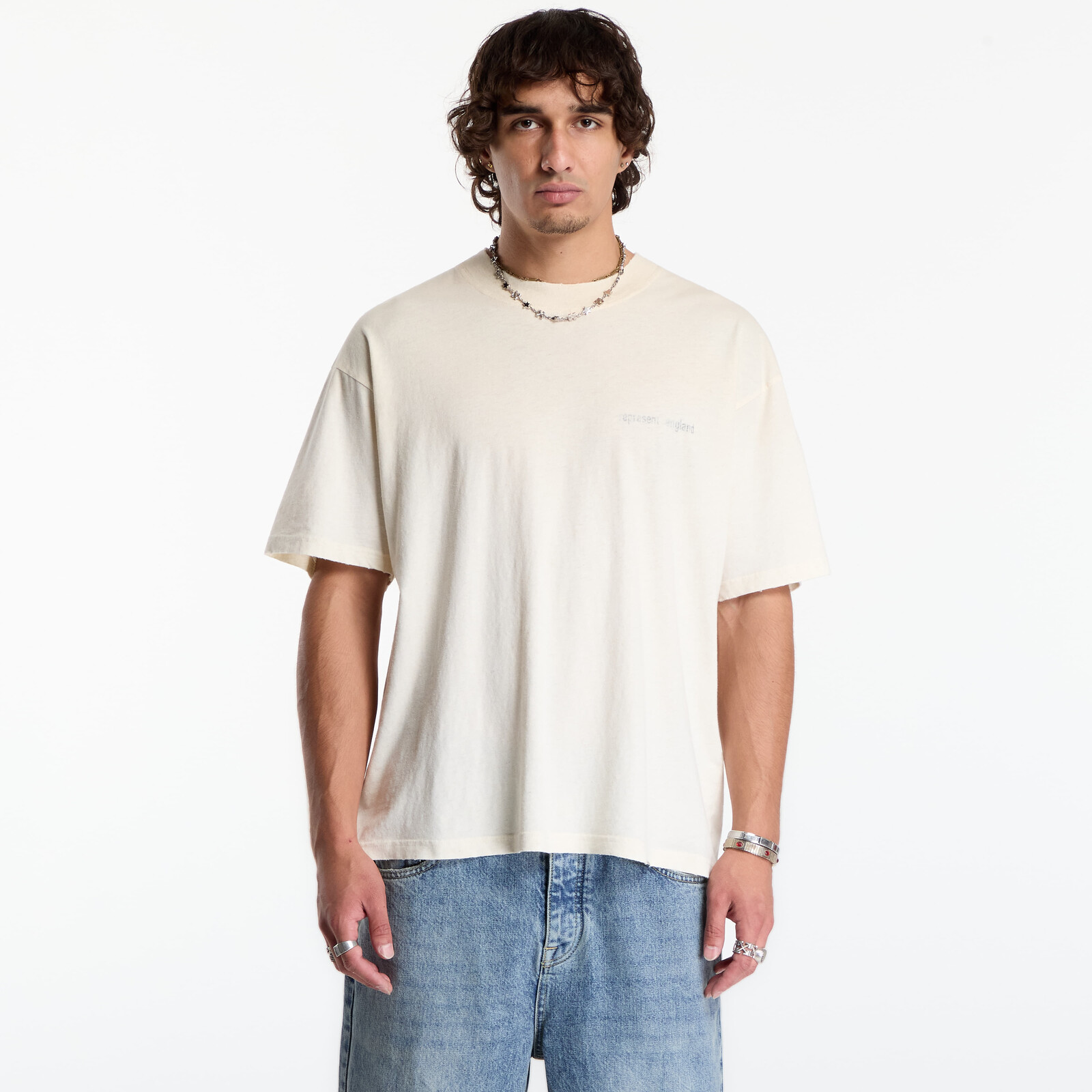 T-shirt Represent Reverse Resent T-Shirt UNISEX Flat White XL