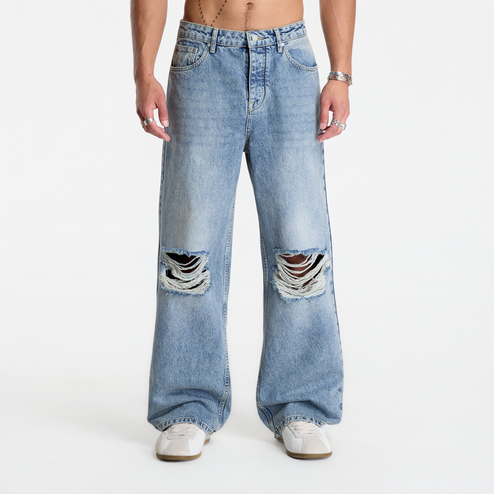 Pants Represent R3 Baggy Jean Moss Blue 34