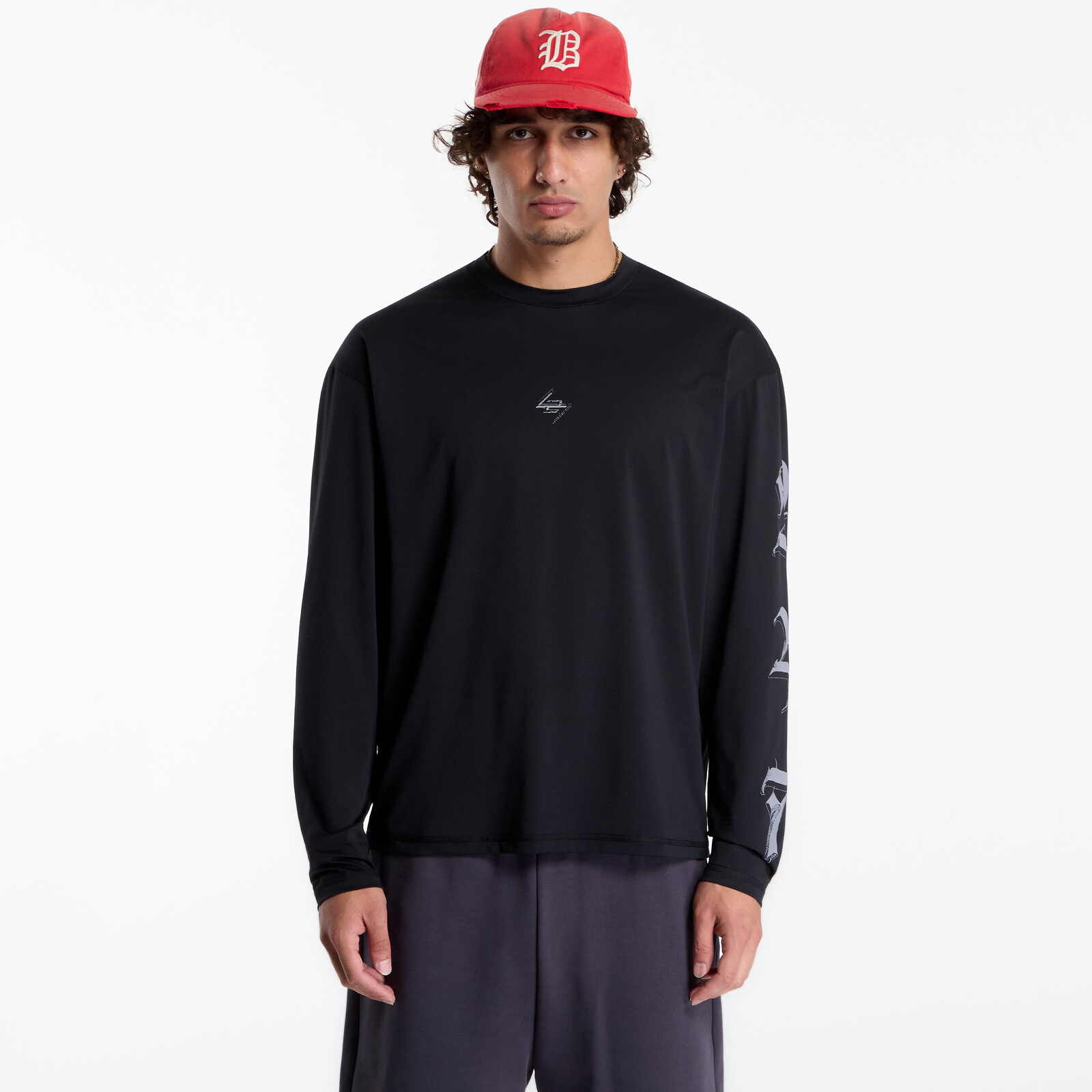 T-shirt Represent 247 Noble Ls Tee UNISEX Jet Black XXL