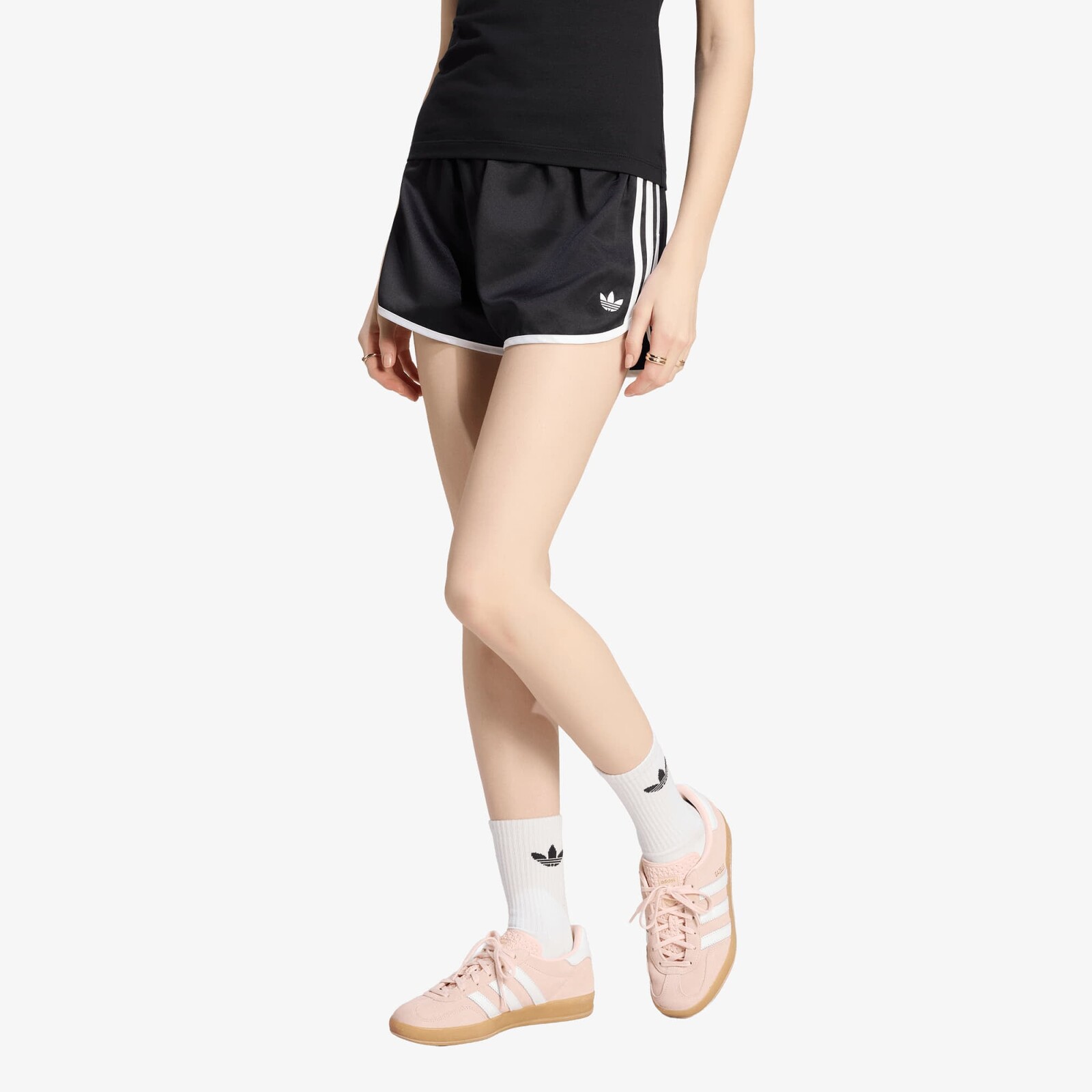adidas Satin 3S Sprinter Short Black/ White XS