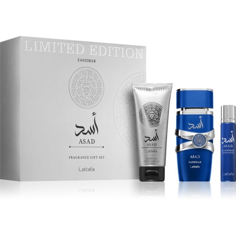 Lattafa Asad Zanzibar gift set for men 1 pc
