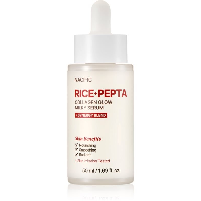 Nacific Rice + Pepta Collagen Glow Milky Serum brightening face serum with moisturising effect 50 ml
