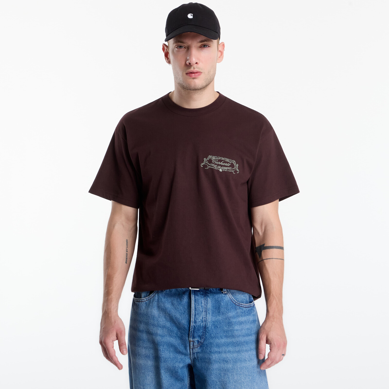 T-shirt Carhartt WIP S/S Chez WIP T-Shirt UNISEX Palisander L