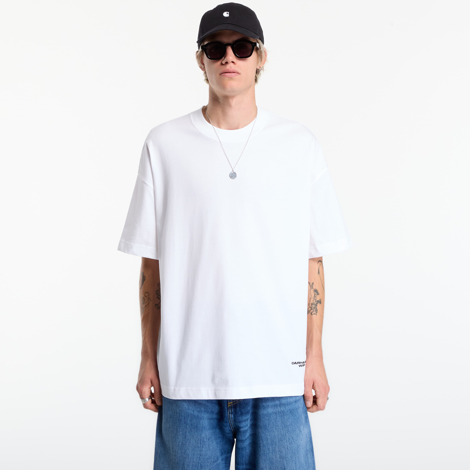 T-shirt Carhartt WIP S/S Chapter Script T-Shirt UNISEX White/ Black XL