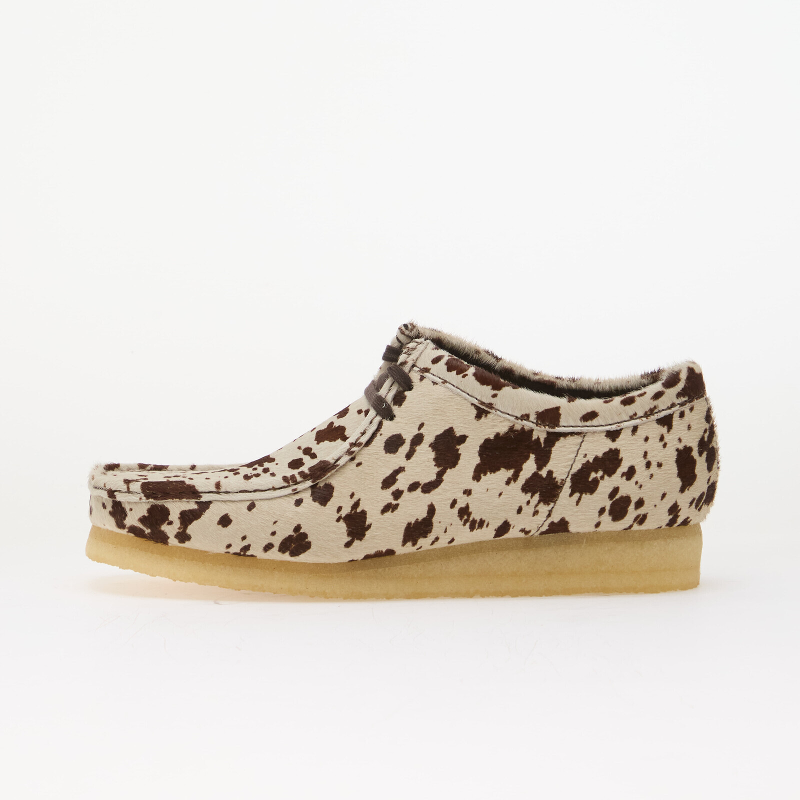 Sneakers Clarks Originals Wallabee Brown Cow Print UK 11