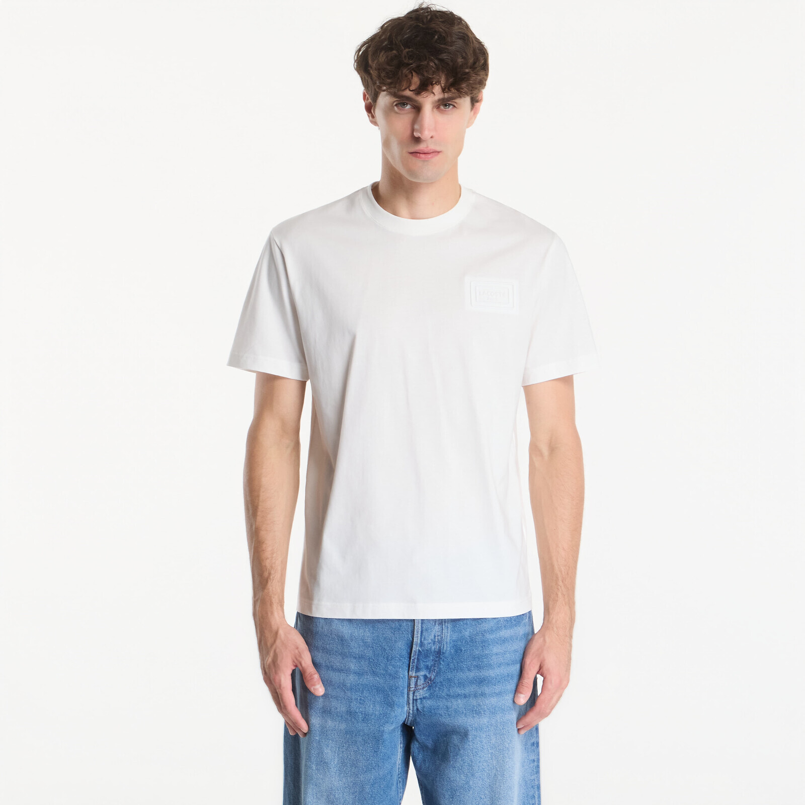 T-shirt Lacoste Crewneck T-Shirt Flour XL