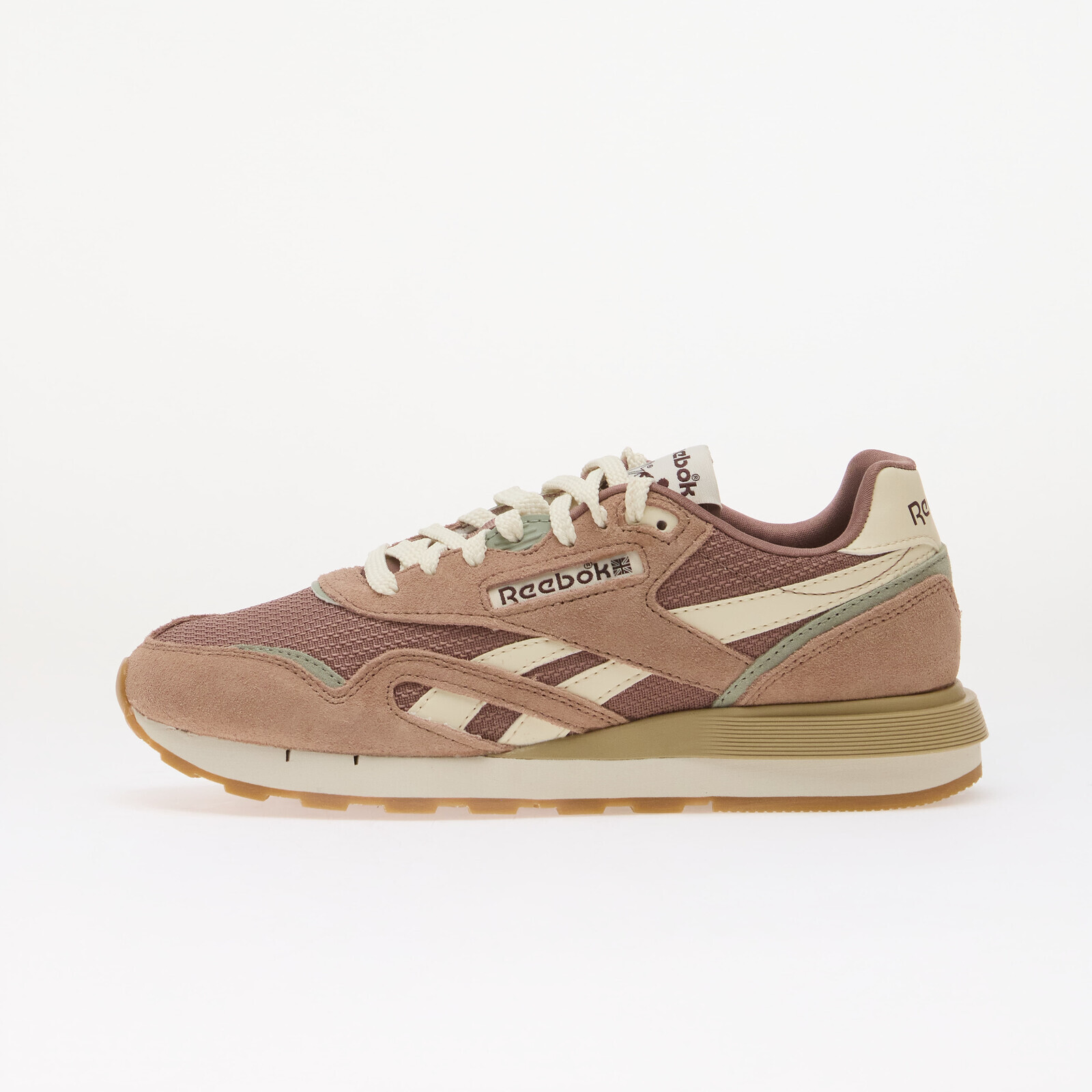 Sneakers Reebok Classic Nylon 89 Light Cocoa/ Rosewood/ Hazy Green UK 7.5