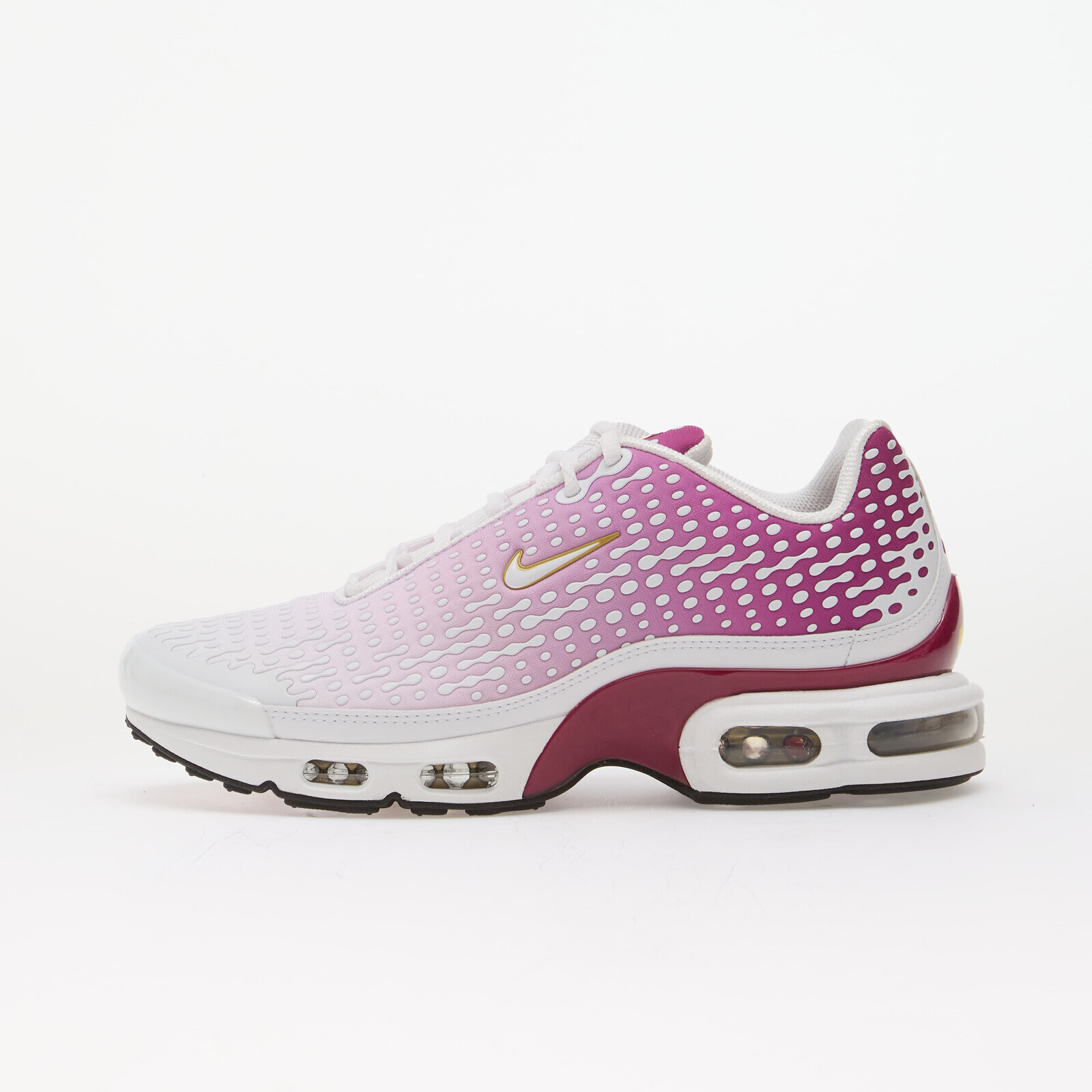 Sneakers Nike Air Max Plus VII Raspberry Red/ White-Metallic Gold-Black UK 10.5