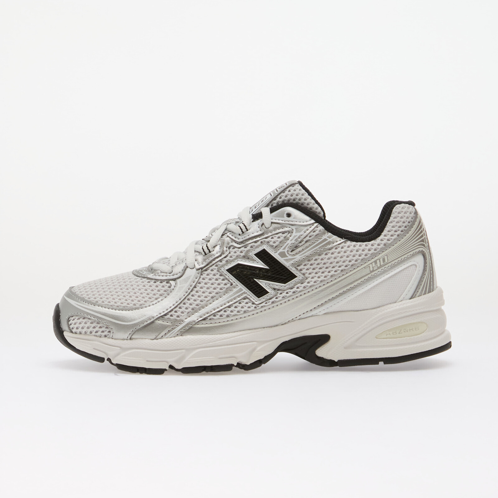Shoes New Balance 740 Kids Silver Metalic/ Black Nw 6