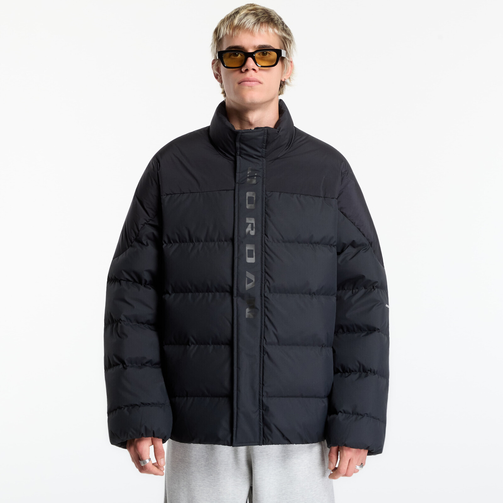 Jacket Jordan Flight Men's Down Puffer Jacket Black/ Black/ Black L