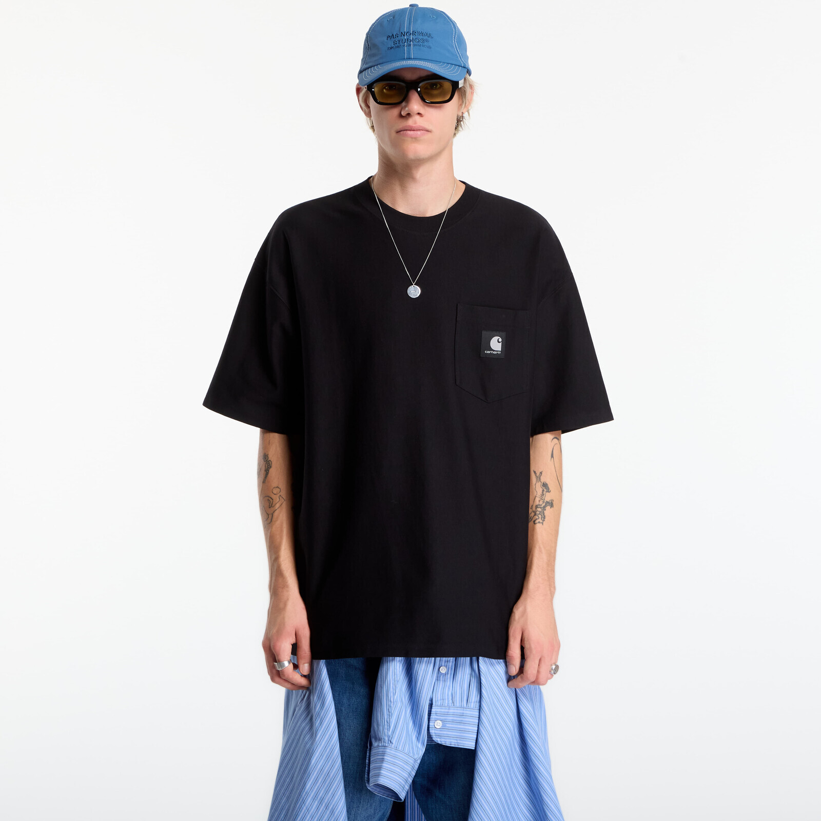 T-shirt Carhartt WIP S/S OG Loose Pocket T-Shirt UNISEX Black XS