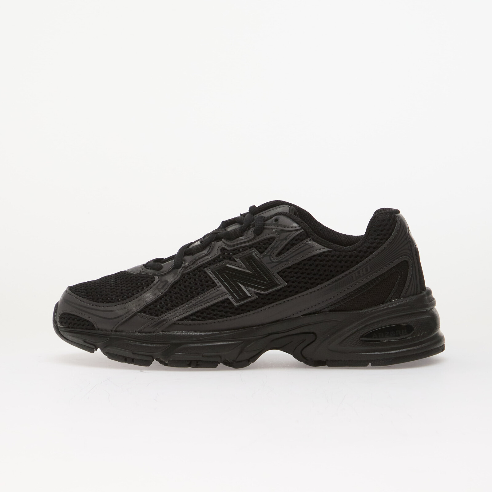 Shoes New Balance 740 Kids Black Cement/ Black Bo 6