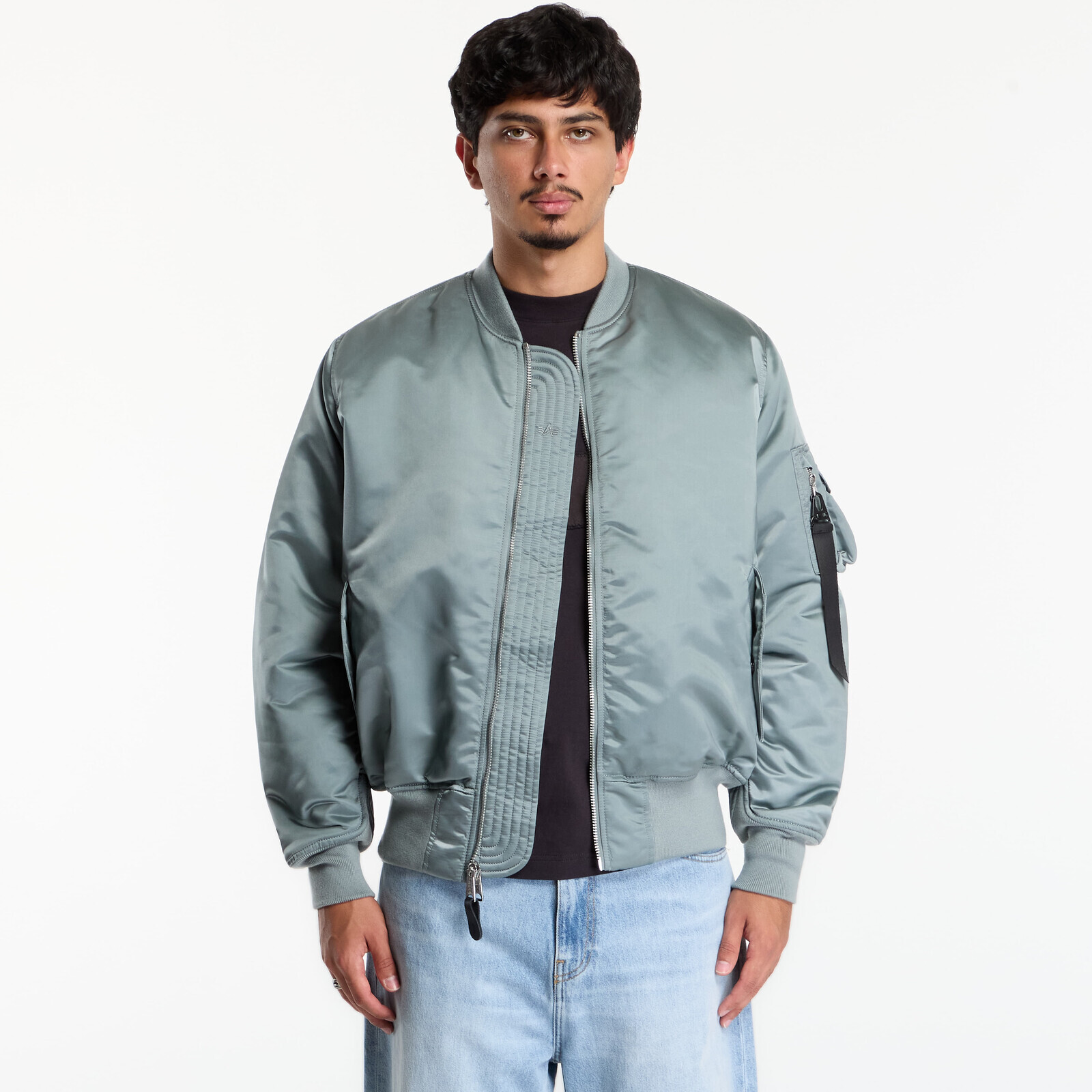Jacket Alpha Industries MA-1 Base Flight Jacket UV Silverblue M