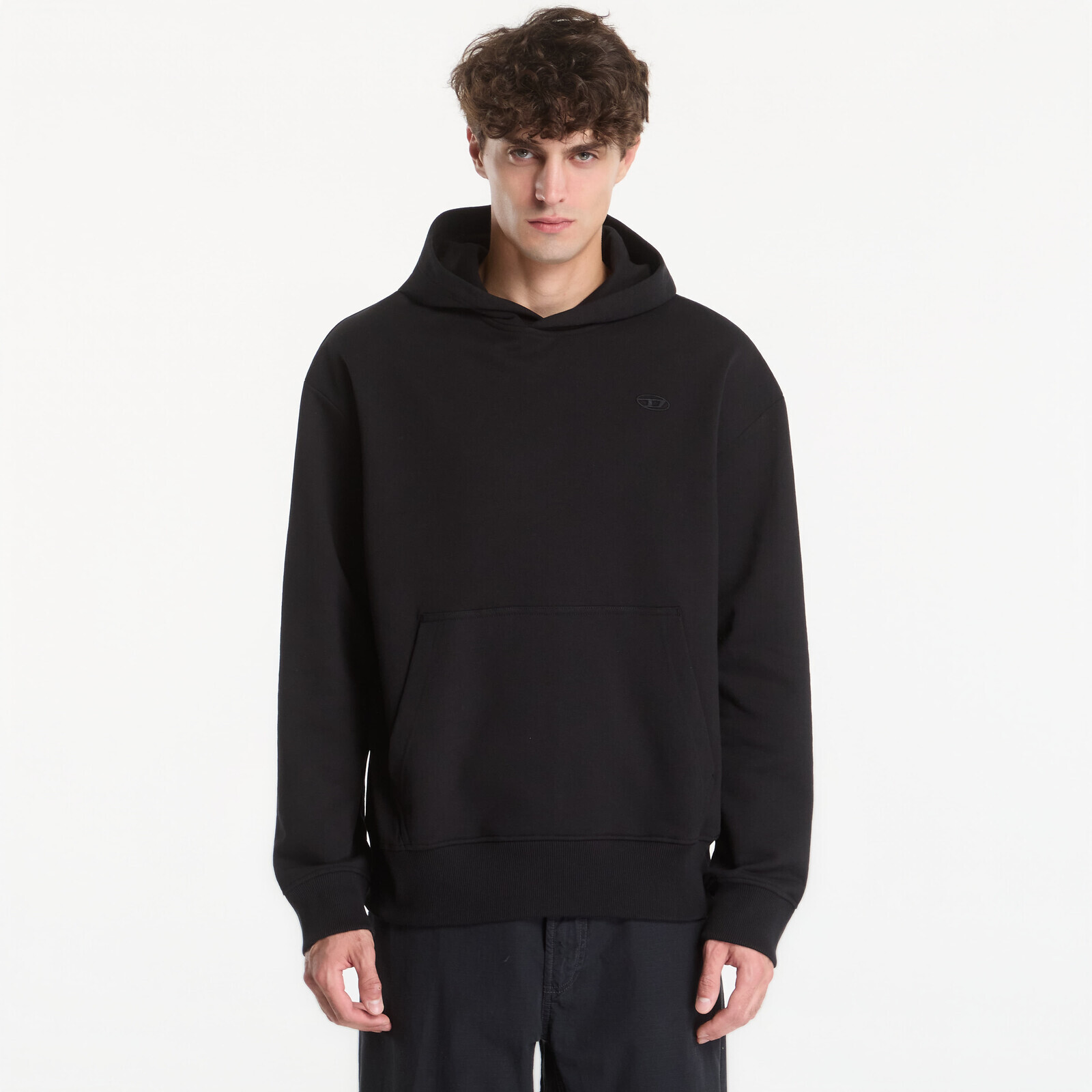 Sweatshirt Diesel S-Macs-Hood-Megoval-D Sweat-Shirt Black XL