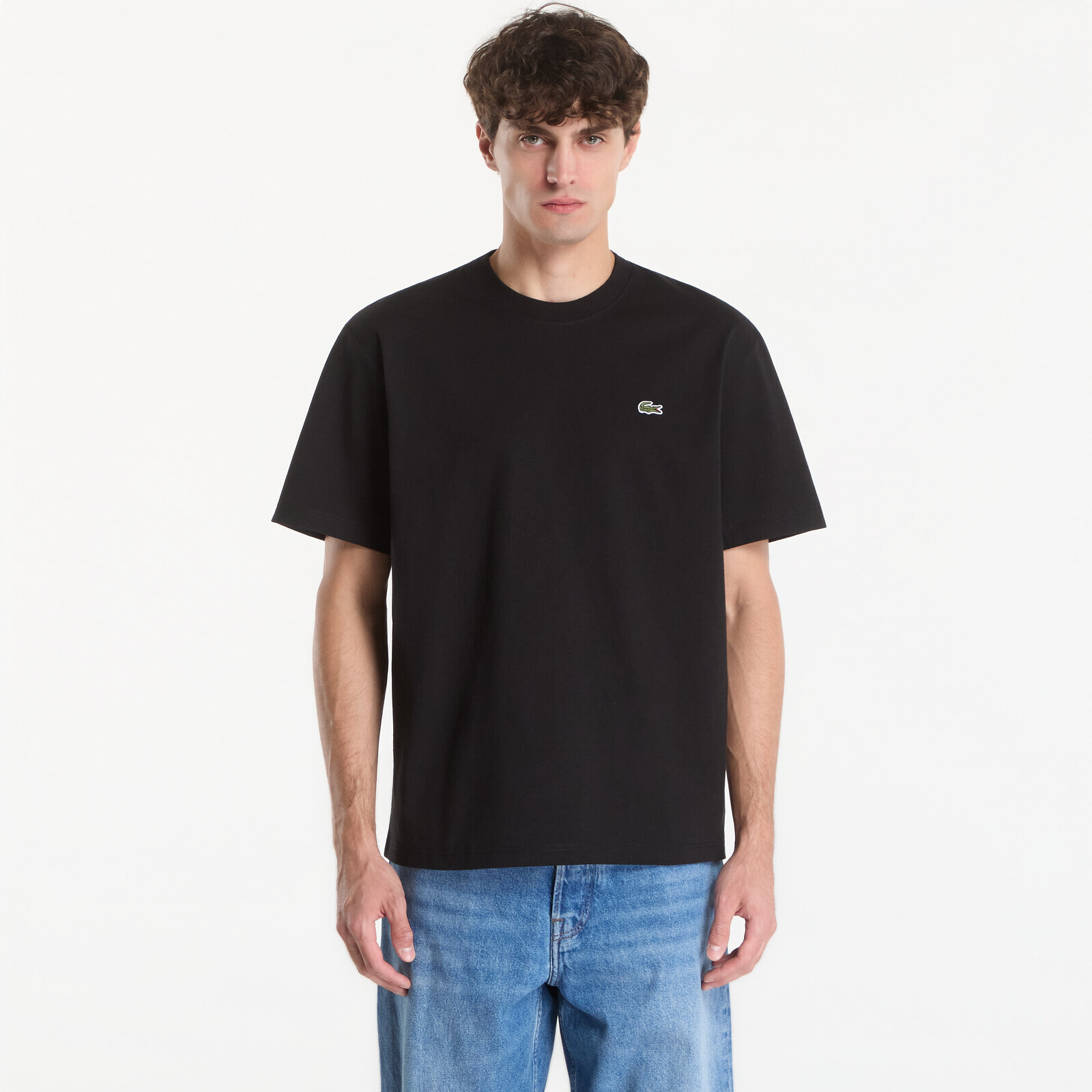 T-shirt Lacoste Crewneck T-Shirt Black XL