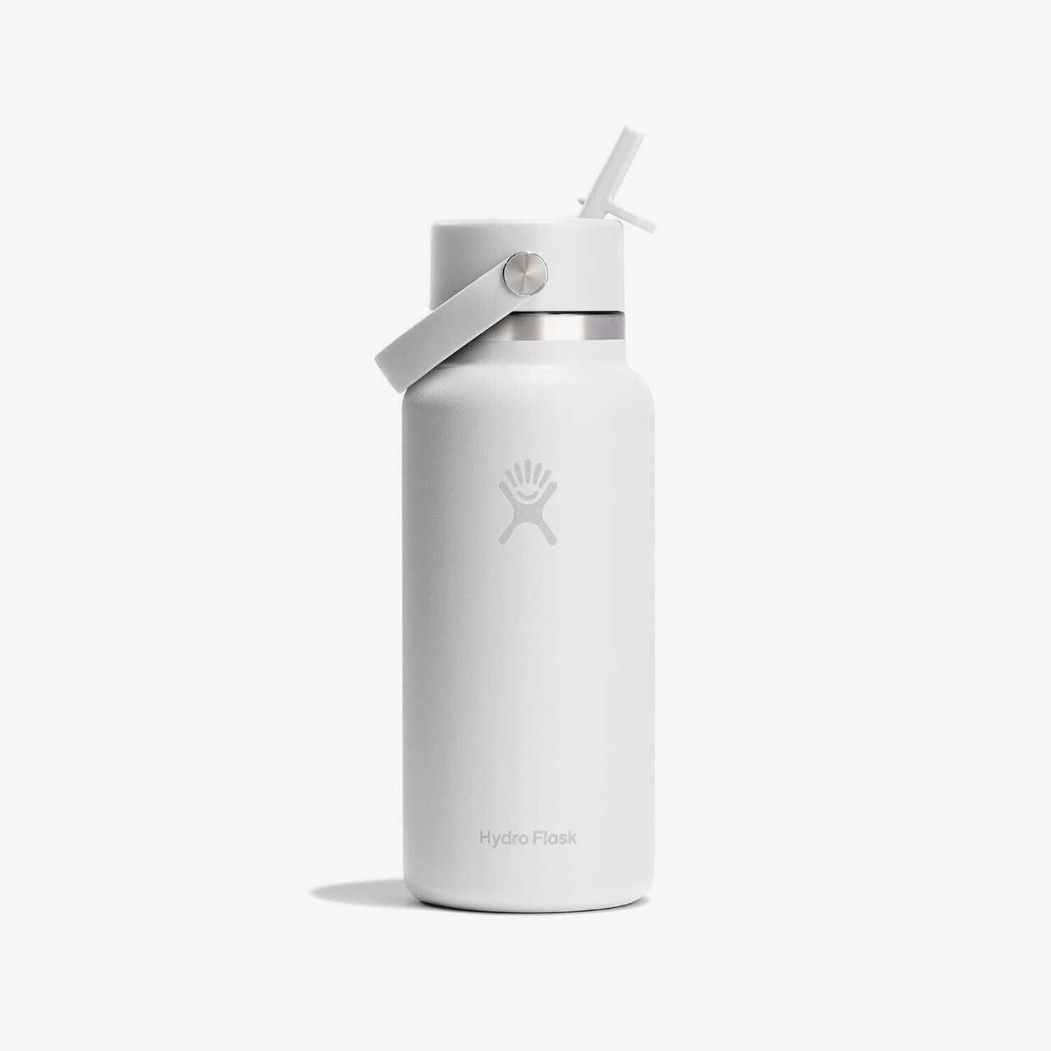 Bottle Hydro Flask 946 ml Wide Flex Straw Cap White Universal