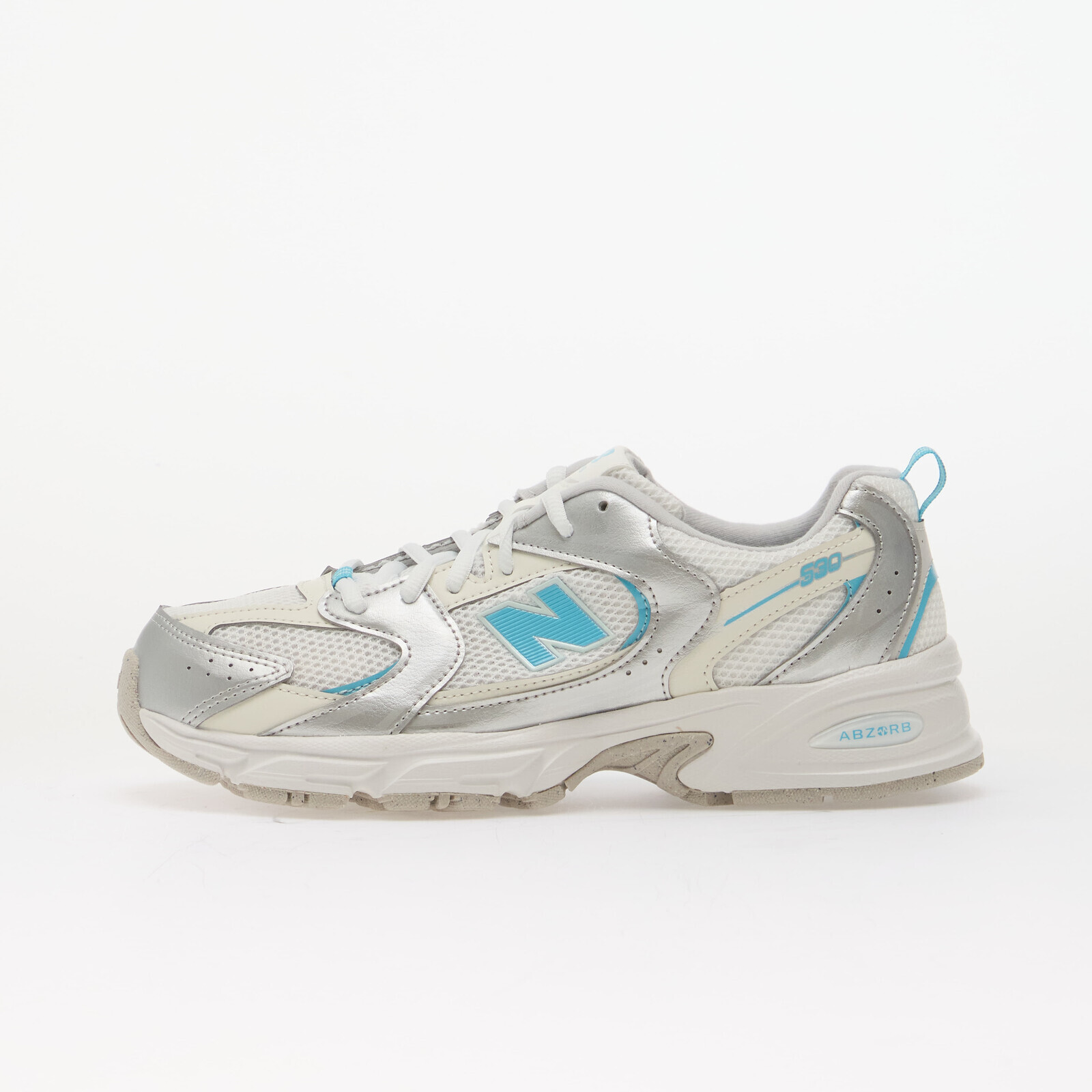 Sneakers New Balance Kids 530 White/ Silver/ Blue UK 6.5