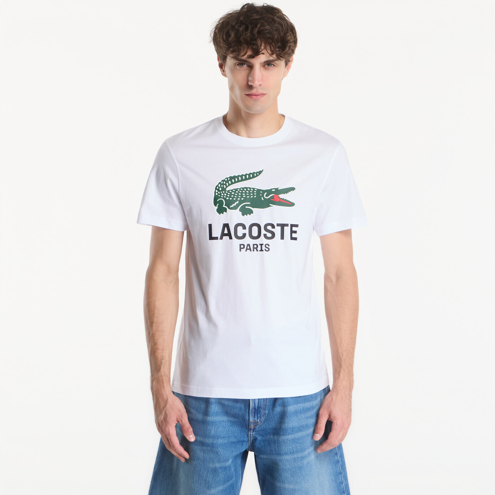 T-shirt Lacoste Crewneck T-Shirt White M