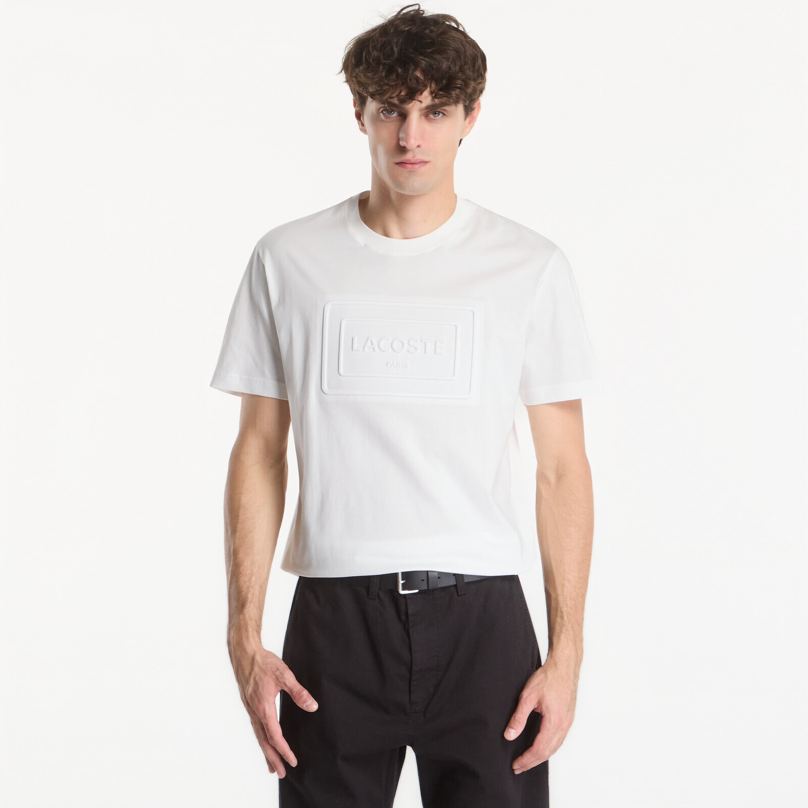 T-shirt Lacoste Crewneck T-Shirt Flour S