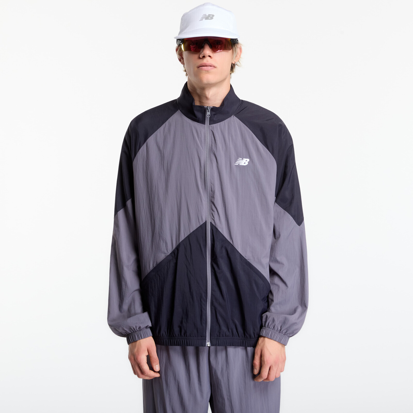 Jacket New Balance Sport Legacy Jacket Neptune Grey/ Dark Night L