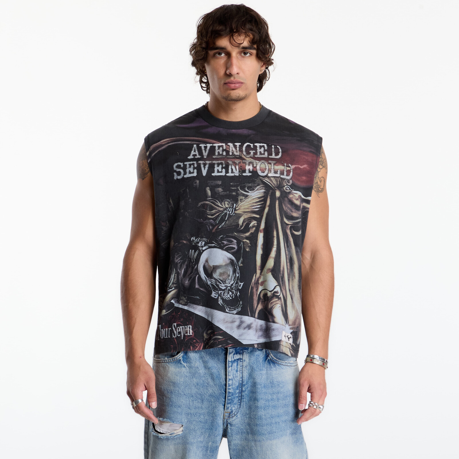 Tank top Represent 247 Avenged Sevenfold City Of Evil Tank UNISEX Aged Black S