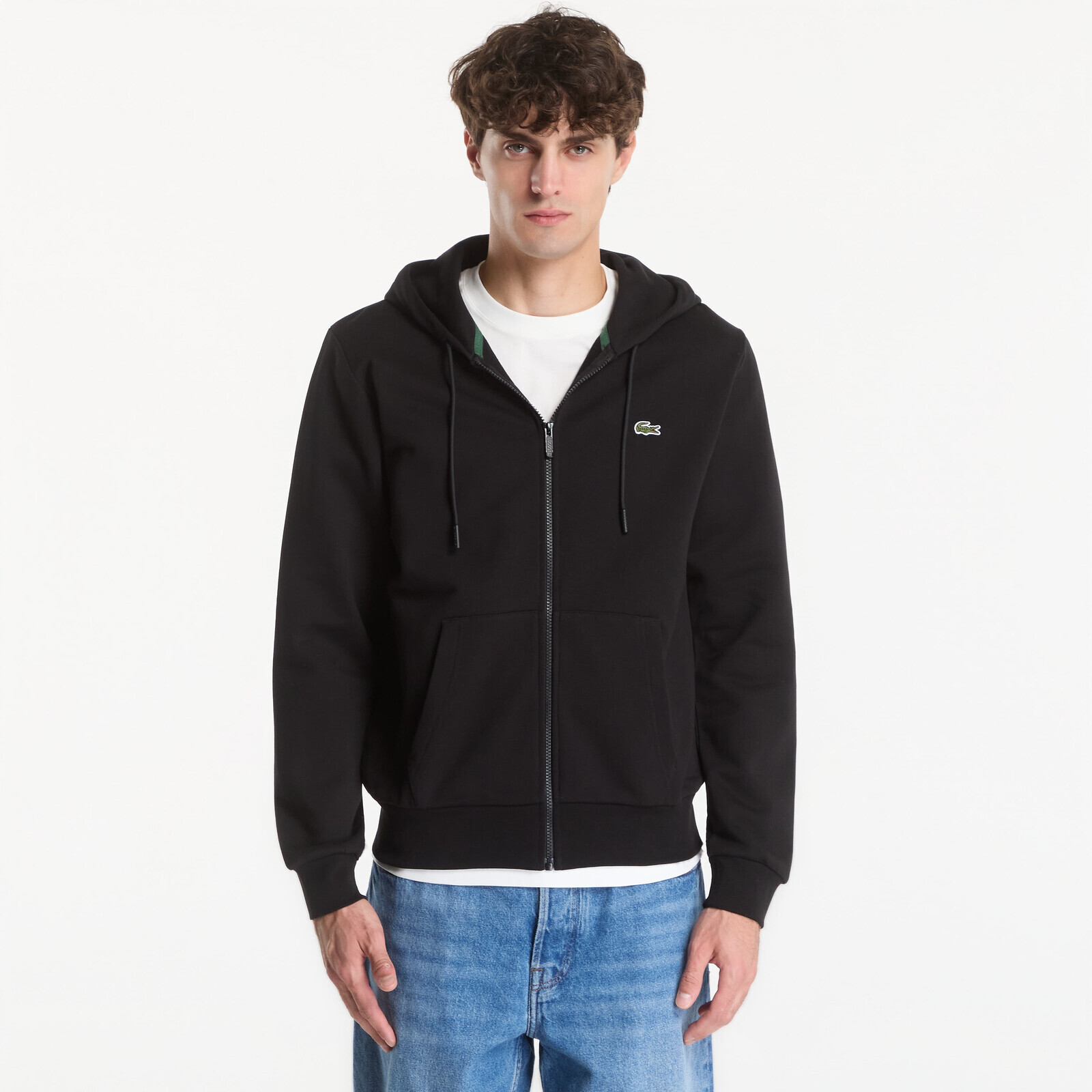 Sweatshirt Lacoste Zipped Hoodie Black XL
