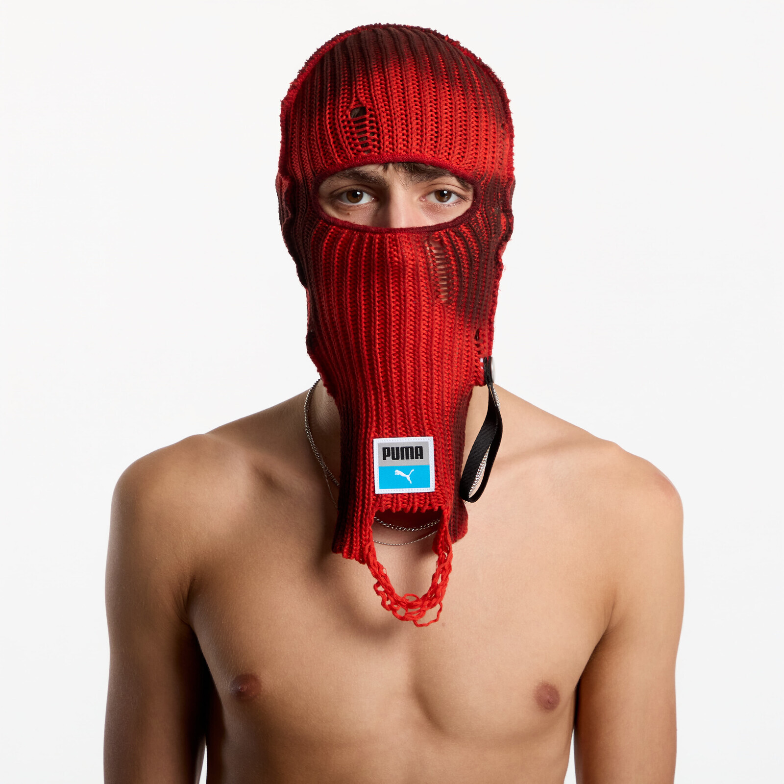 Puma X Asap Rocky Knitted Balaclava Pop Red/ Puma Black Universal